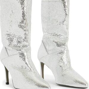 ***NEW*** All Saints Booties - Orlana Shimmer Boots - Size 8
